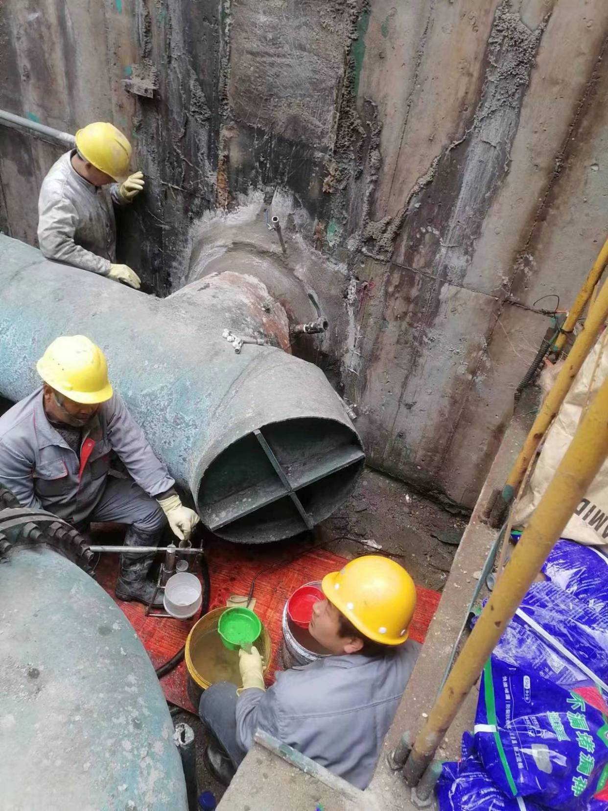 枣庄峄城区穿墙管堵漏